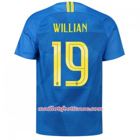 Maillot/Tenue Brésil Willian 19 Exterieur Coupe du monde 2018